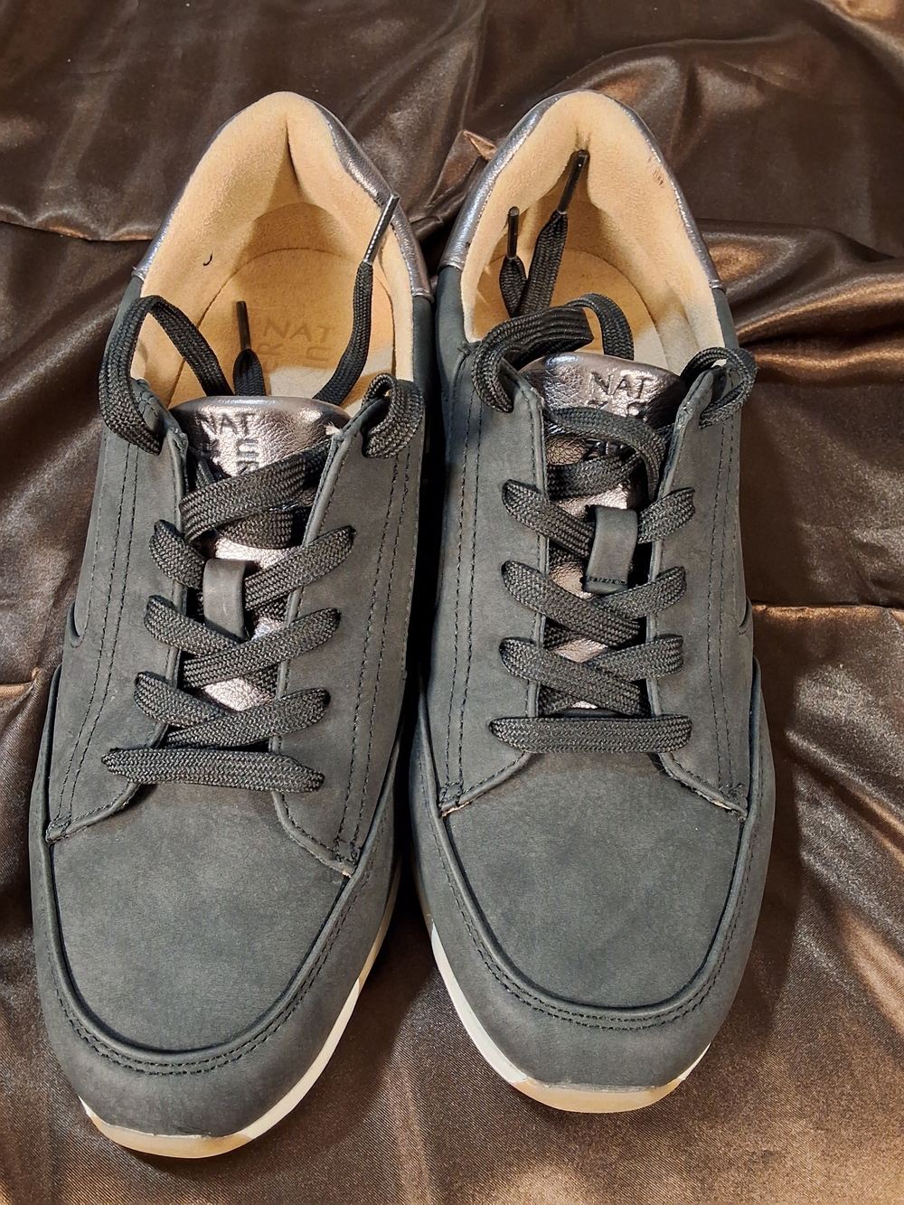 Naturalizer Sport Black Comfort Lace Up Sneakers Size 8M
